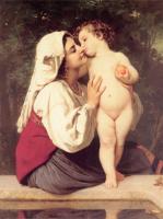 Bouguereau, William-Adolphe - Le Baiser, The Kiss